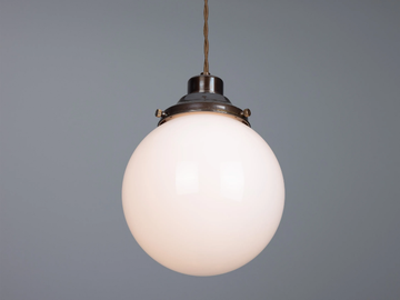 GENTRY 20CM OPAL GLOBE - Handmade pendant lamp by mullan lighting - view 3